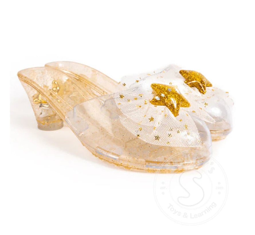 Great Pretenders Reigning Beauty High Heels (Gold), O/S