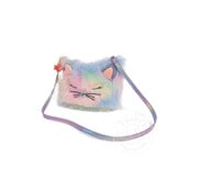 Great Pretenders Great Pretenders Rainbow Furry Kitty Purse