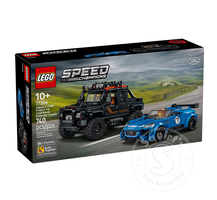 LEGO® Speed Champions Jaguar Project 7 & Land Rover Defender