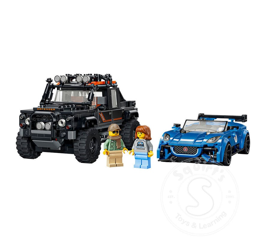 LEGO® Speed Champions Jaguar Project 7 & Land Rover Defender
