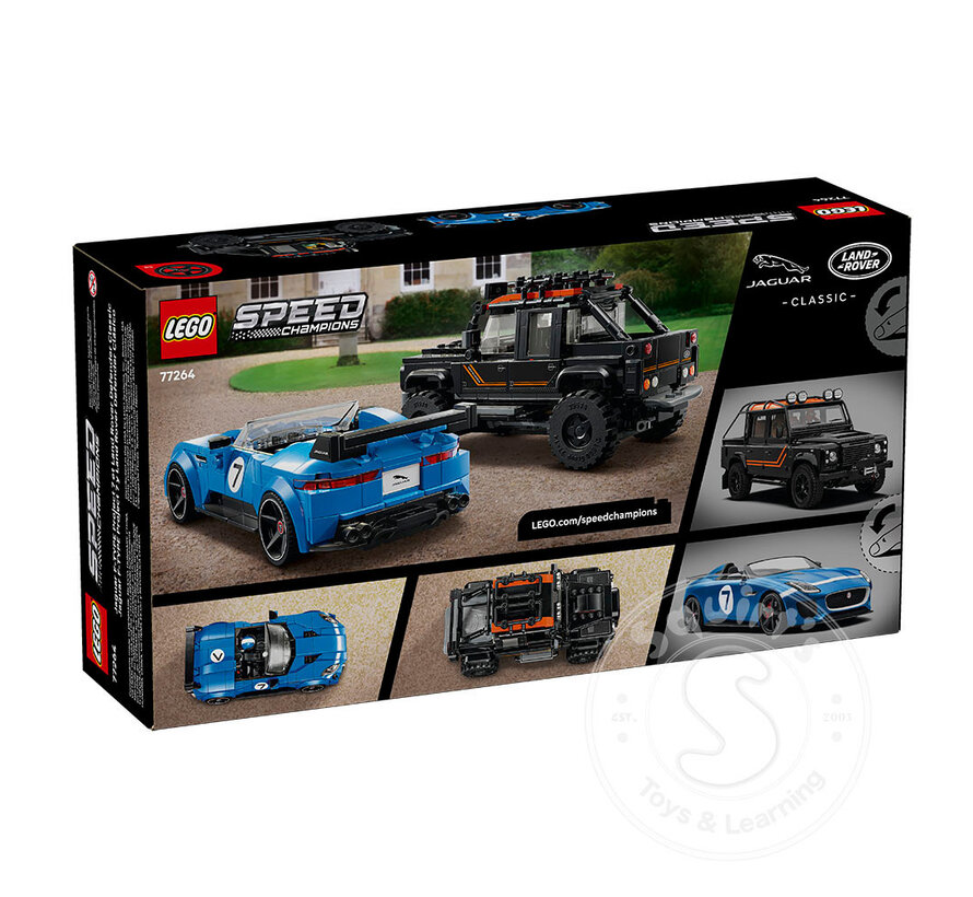 LEGO® Speed Champions Jaguar Project 7 & Land Rover Defender