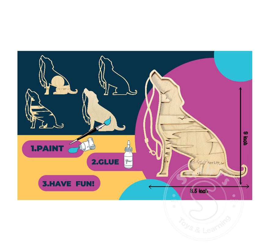 FINAL SALE McTavish Academy of Art: 3D Dog Art Kit (Dented Box)