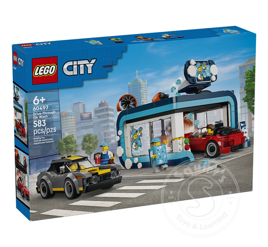 LEGO® City Drive-Through Car Wash