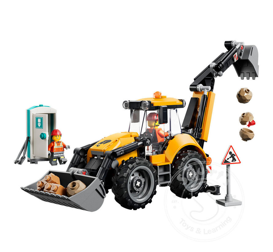 LEGO® City Yellow Backhoe Loader