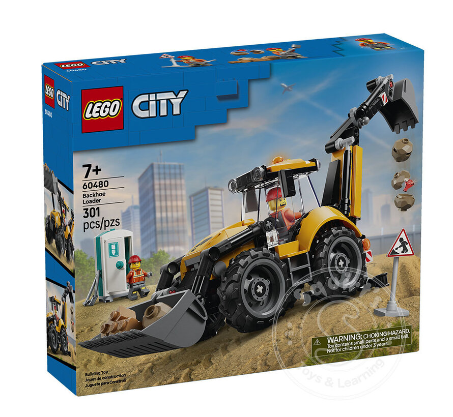 LEGO® City Yellow Backhoe Loader