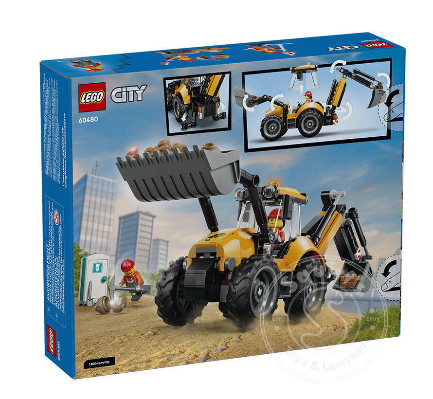 LEGO® City Yellow Backhoe Loader