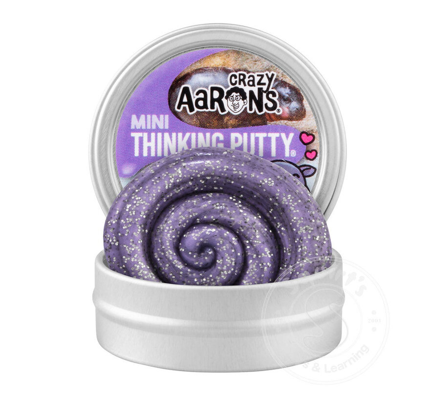 Crazy Aaron's Mini Pygmy Hippo Thinking Putty