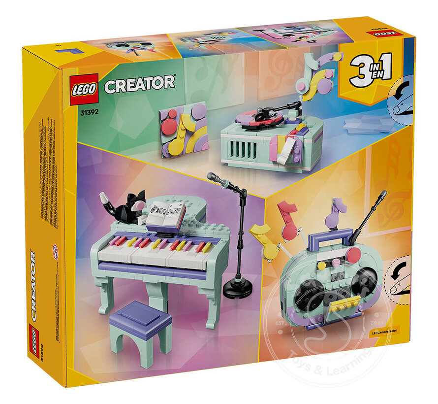 LEGO® Creator 3-in-1 Music Decor Piano with Cat
