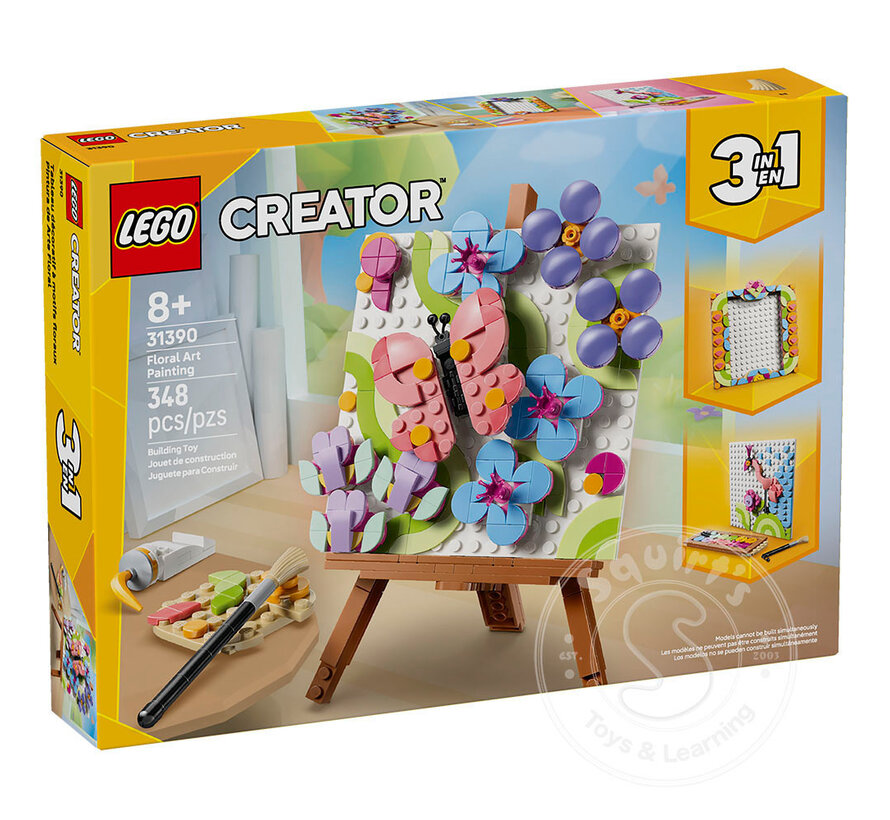 LEGO® Creator 3-in-1 Floral Art Decor Painting