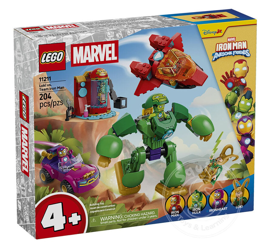 LEGO® 4+ Marvel Loki vs. Team Iron Man