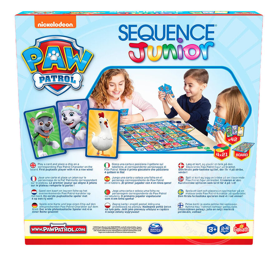 Game Sequence Junior - Paw Patrol