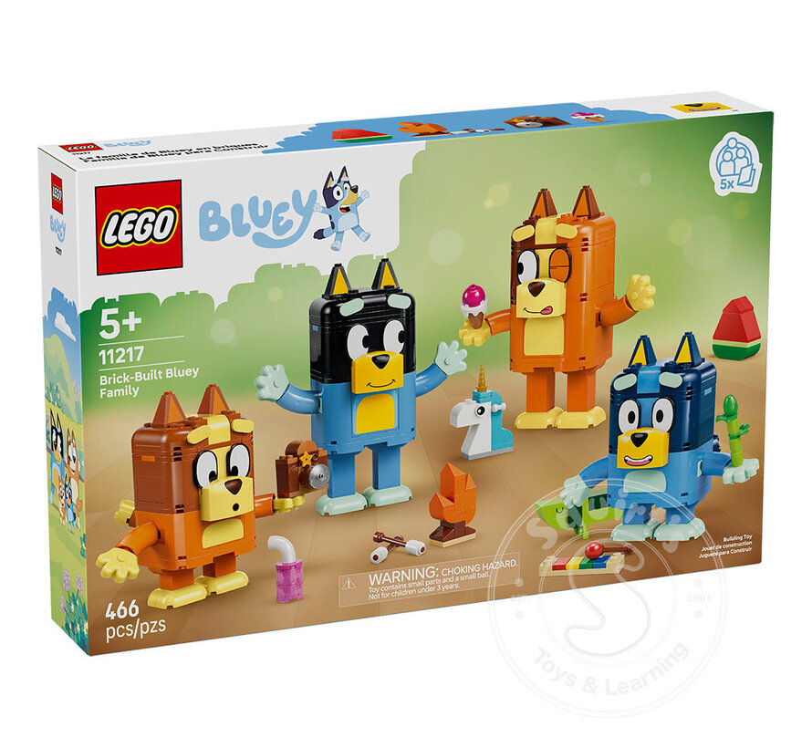 LEGO Brick-Built Bluey Family