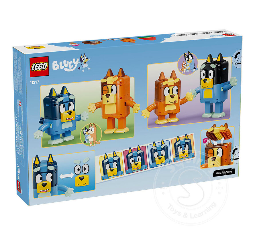 LEGO Brick-Built Bluey Family