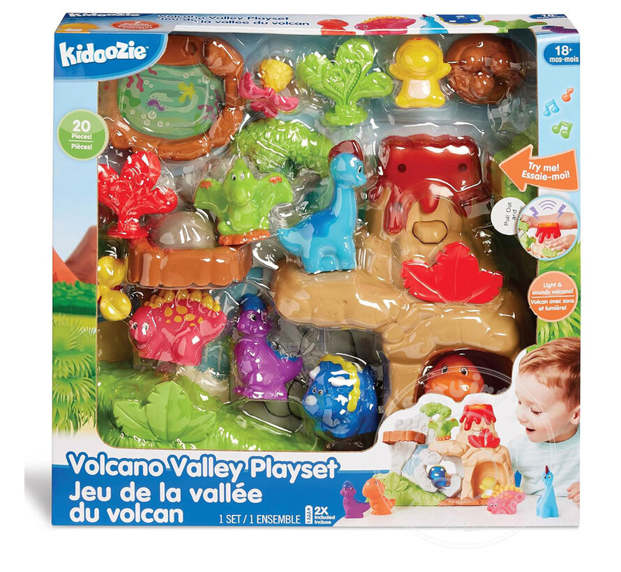 Kidoozie Volcano Valley Playset