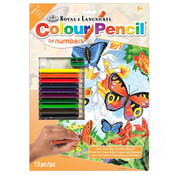 Royal & Langnickel Royal & Langnickel Colour (Pencil) by Number: Butterflies