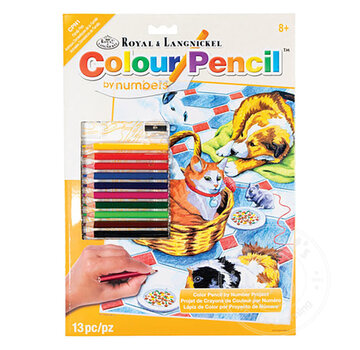 Royal & Langnickel Royal & Langnickel Colour (Pencil) by Number: Family Pets