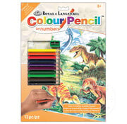 Royal & Langnickel Royal & Langnickel Colour (Pencil) by Number: Dinosaurs Day