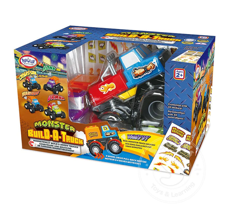 Magnetic Monster Build-A-Truck