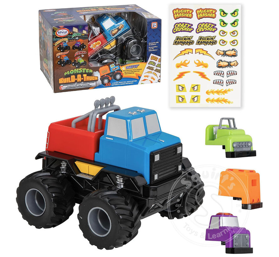 Magnetic Monster Build-A-Truck