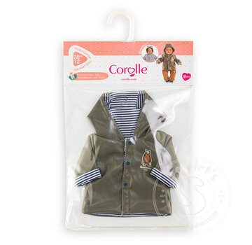 Corolle Corolle Mon Premier Bebe Reversible Raincoat - Little Explorer 12” Doll Outfit