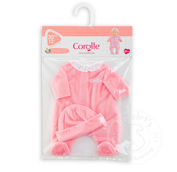 Corolle Corolle Mon Premier Bebe Pajamas pink & hat - 12”