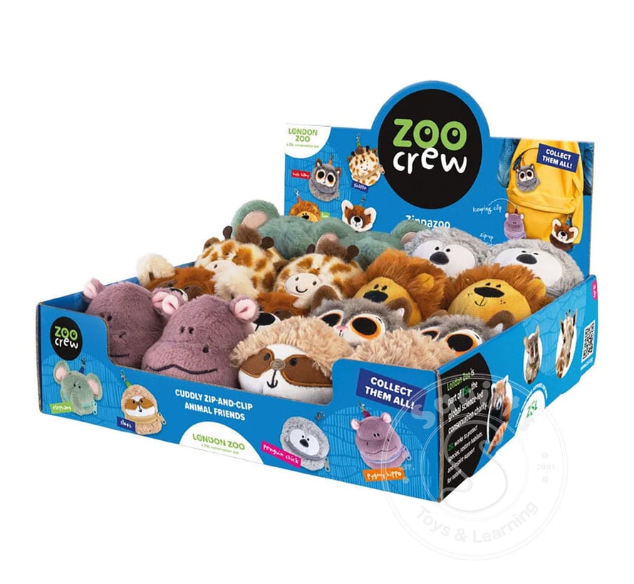 Zoo Crew Zippazoo Bag Buddies - assorted