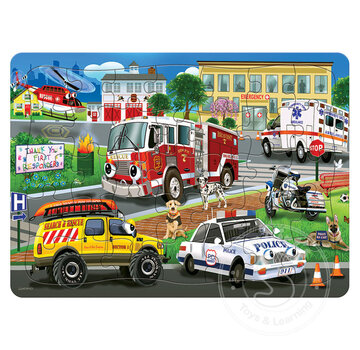 Cobble Hill Puzzles Cobble Hill Emergency Response Tray Puzzle 35pcs