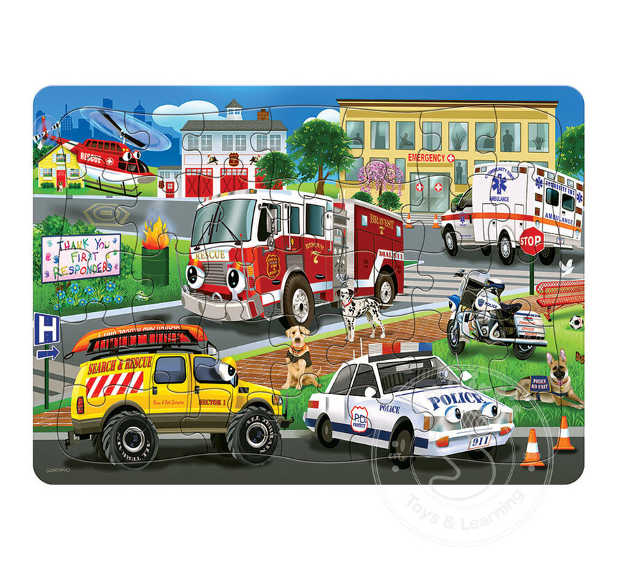 Cobble Hill Emergency Response Tray Puzzle 35pcs