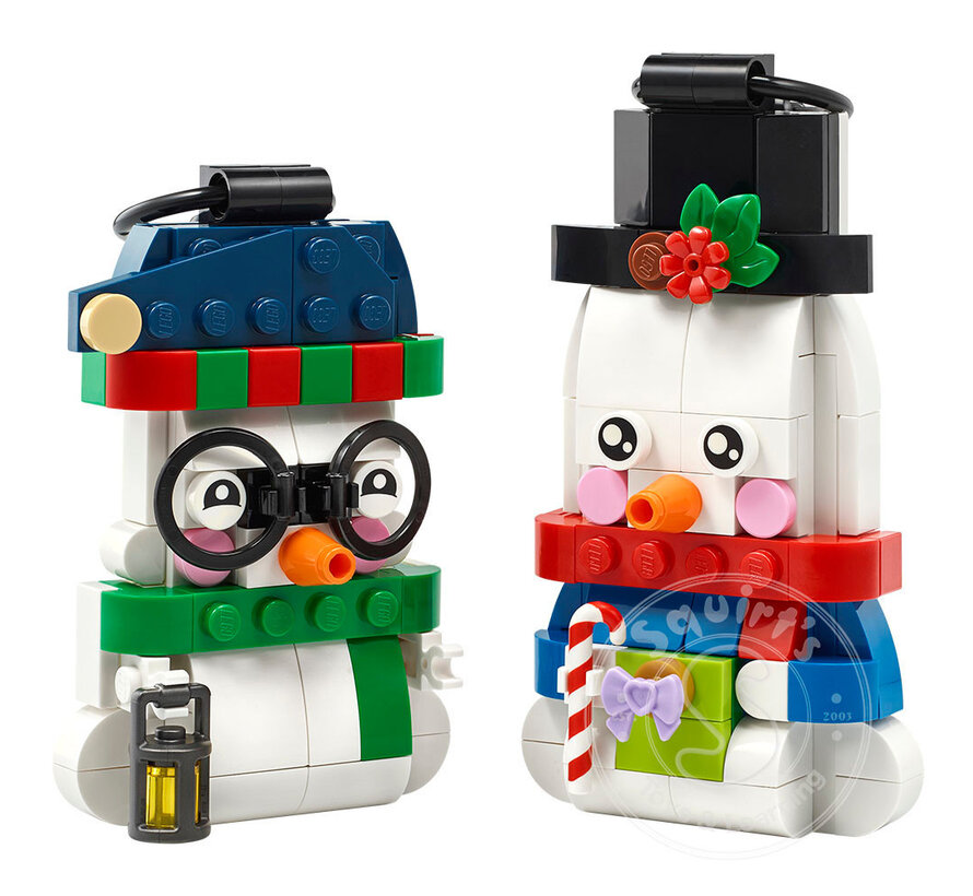 LEGO®  Snowman Ornaments