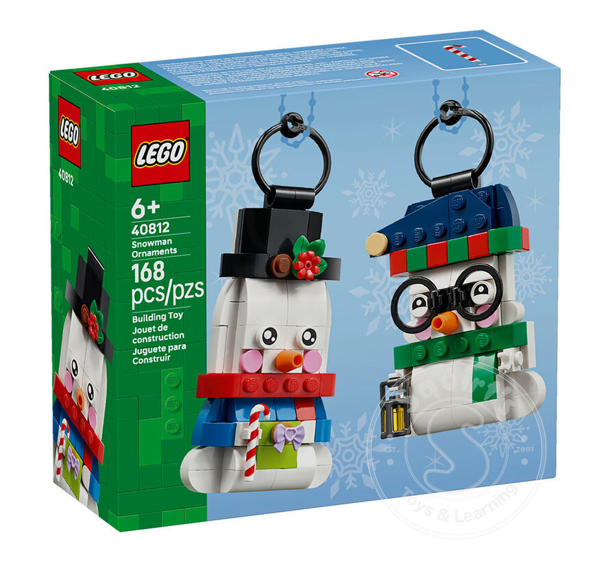 LEGO®  Snowman Ornaments