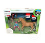 Schleich Barrel racing with cowgirl - Retired