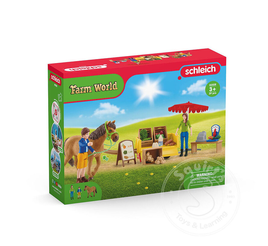 Schleich Farm World Sunny Day Mobile Farm Stand - retired
