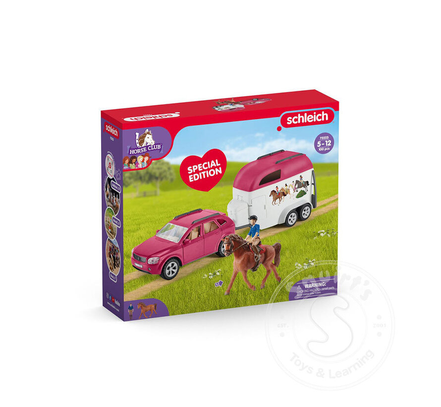 Schleich Horse Club SUV with trailer - Retired
