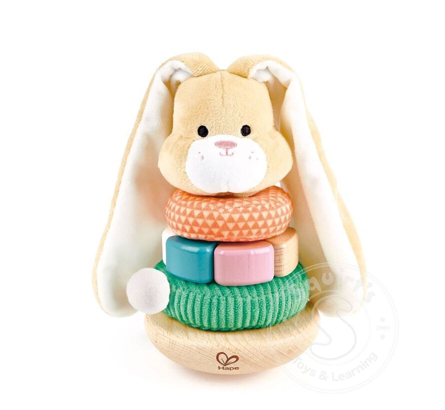 FINAL SALE Hape Bunny Stacker - Damaged Box