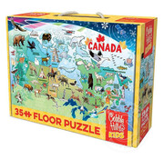 Cobble Hill Puzzles Cobble Hill Map of Canada Floor Puzzle 35pcs