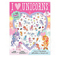 I Love Unicorns - Paperback w/Puffy Stickers