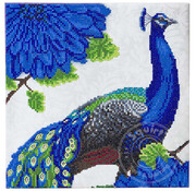 D.I.Y. Crystal Art Kit Medium: Flowering Peacock