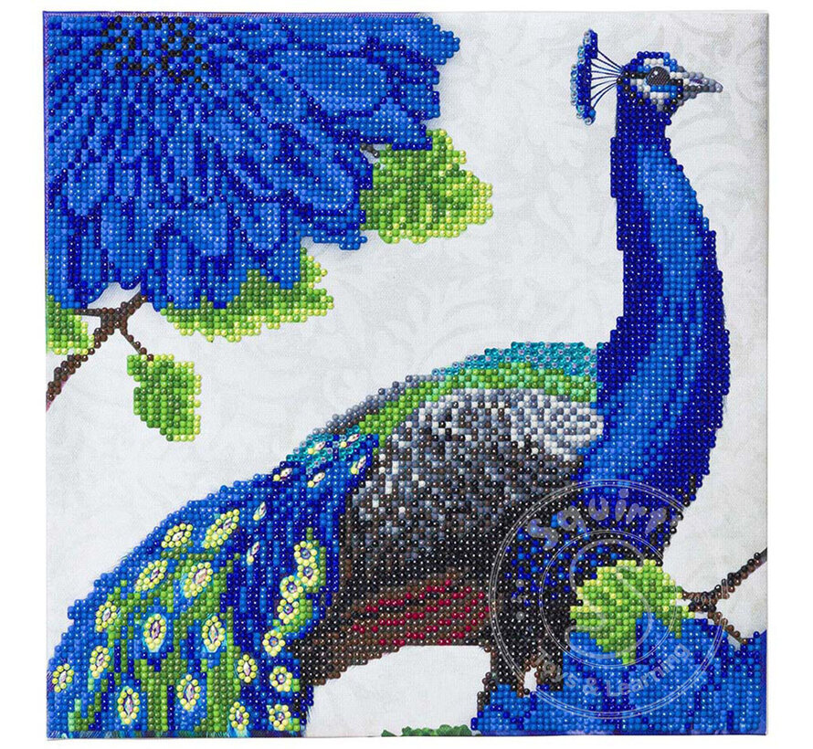 D.I.Y. Crystal Art Kit Medium: Flowering Peacock