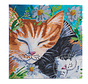 D.I.Y. Crystal Art Kit Medium: Sleepy Cats