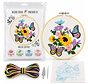 PBI Art - Butterfly Embroidery Kit
