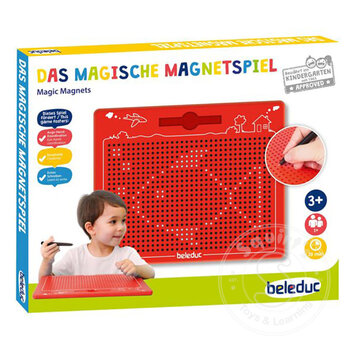 beleduc Magnetic Drawing Board - Red