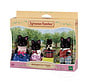 Calico Critters Midnight Cat Family