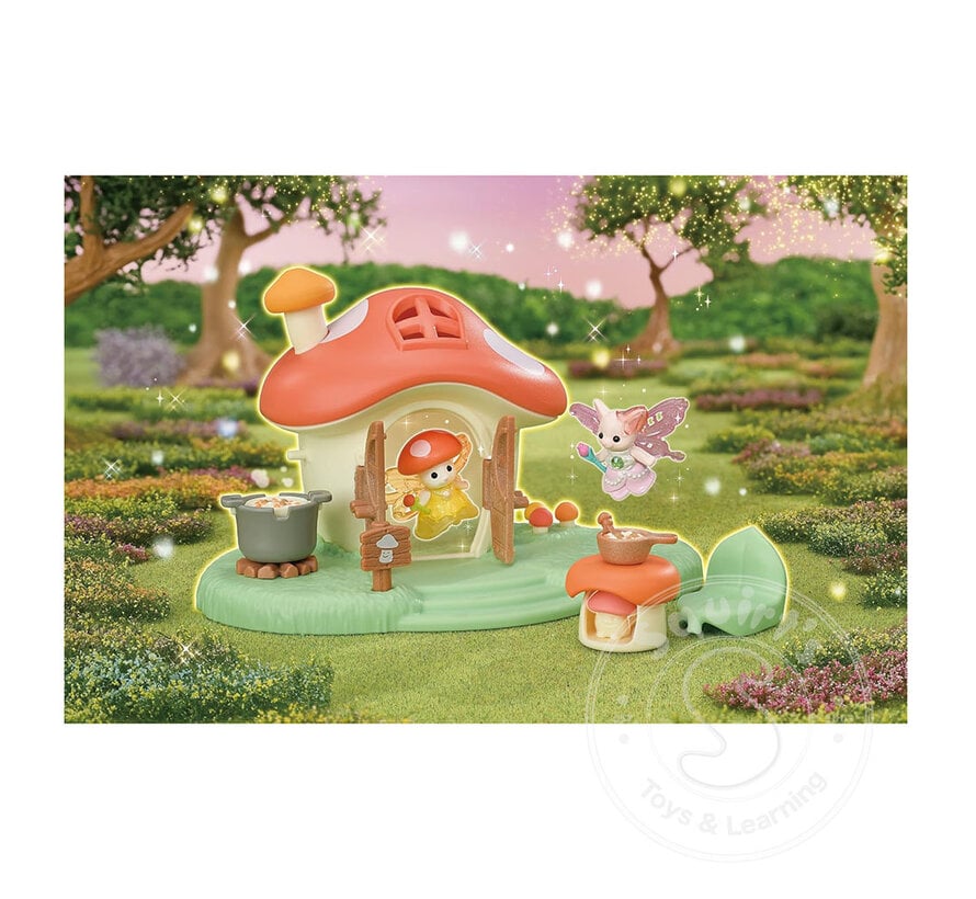 Calico Critters Fairy Mushroom House