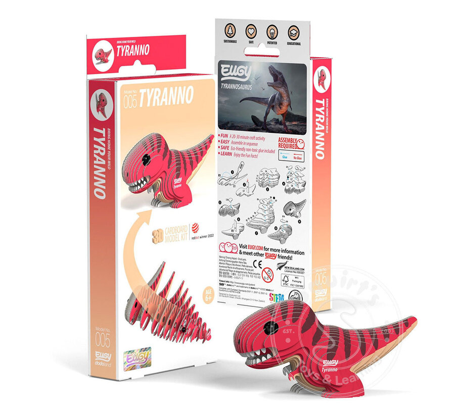 EUGY Tyrannosaurus 3D Puzzle