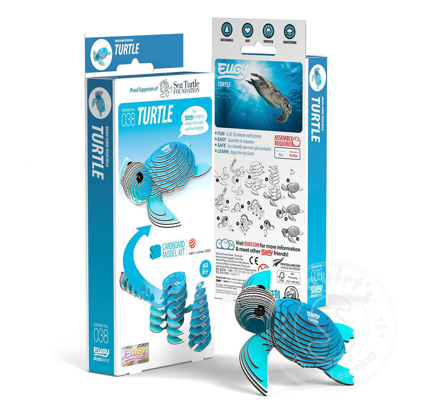 EUGY Turtle 3D Puzzle