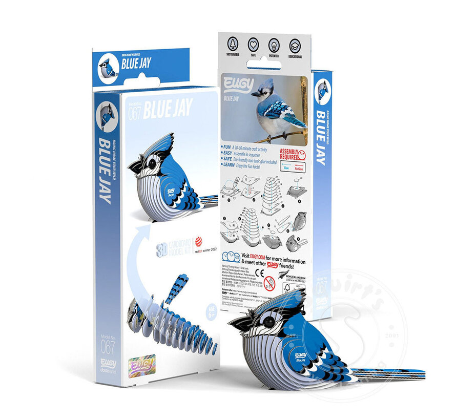 EUGY Blue Jay 3D Puzzle