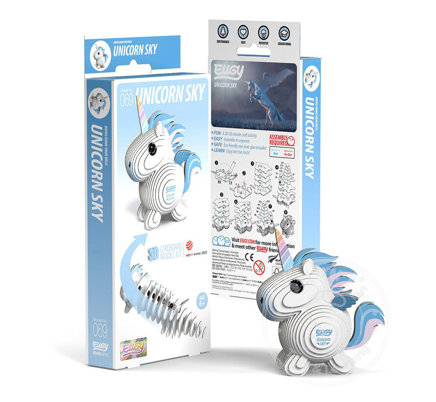 EUGY Unicorn Sky 3D Puzzle