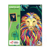 Safari Chalk & Chuckles Scratch Art - Animal Power