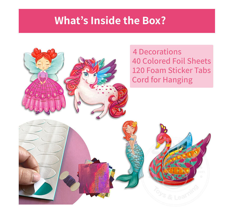 Chalk & Chuckles Foil Decorations - Magical Friends Kit