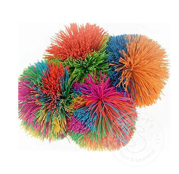 Rainbow Pom Pom Ball 3.5"